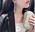 Earrings women's rhinestone long drop fashion jewelry Zabardo